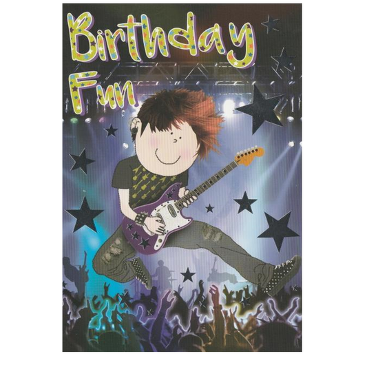 Birthday Card Rockstar