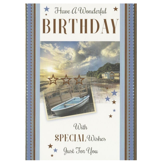 Birthday Card Rowboat