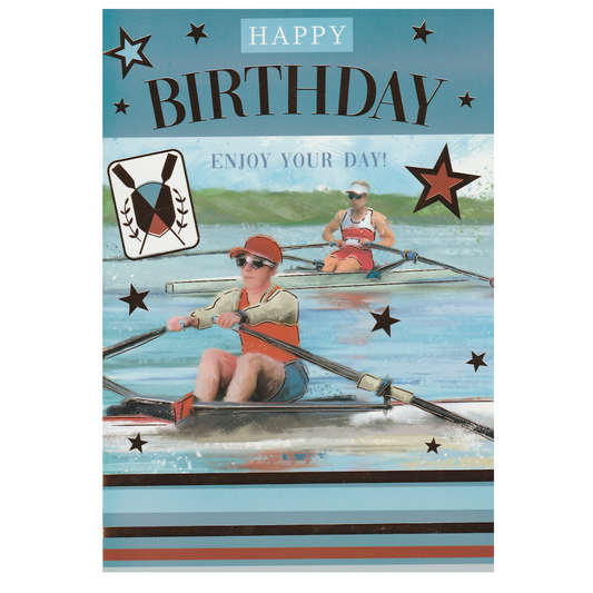 Birthday Card Rowing