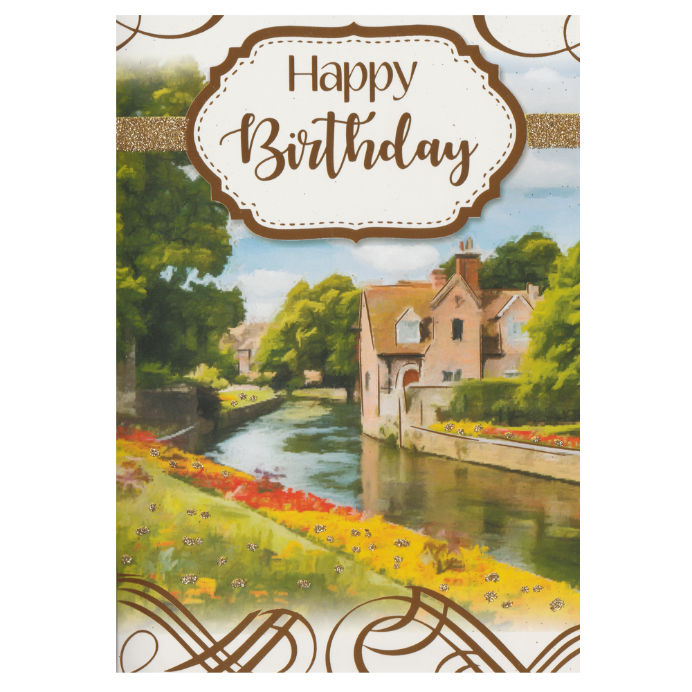 Birthday Card Scenic View