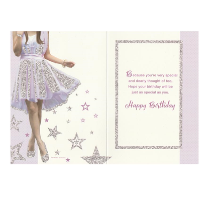 Birthday Card Sister Stars