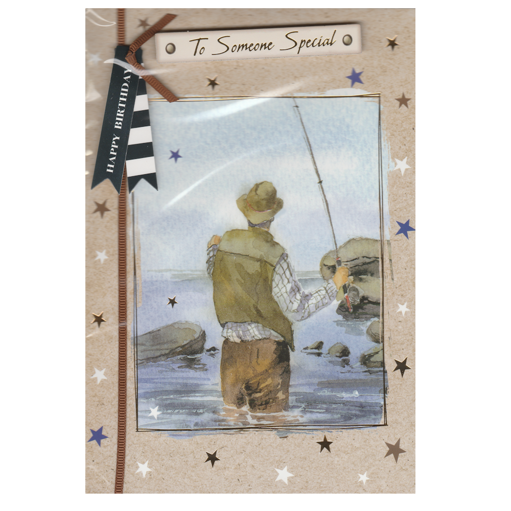 Birthday Card Someone Special Fishing