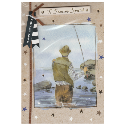 Birthday Card Someone Special Fishing