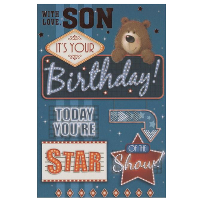 Birthday Card Son Star of The Show