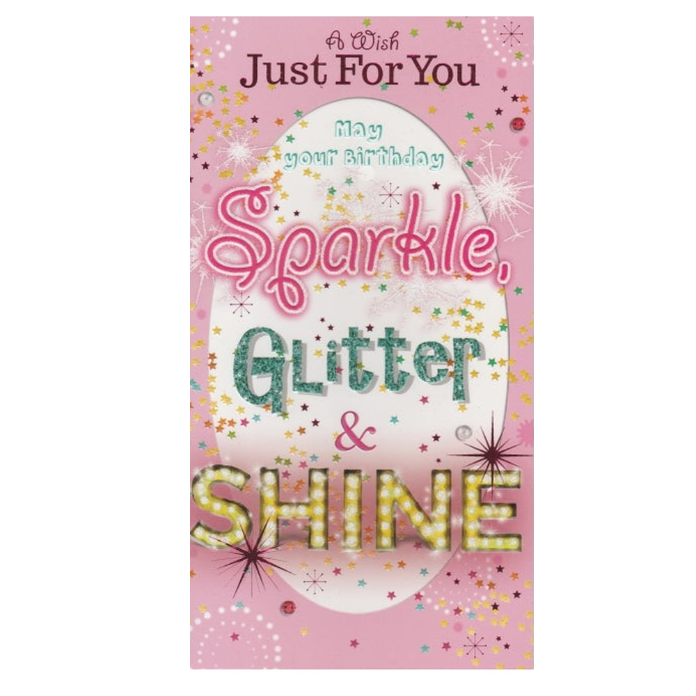 Birthday Card Sparkle