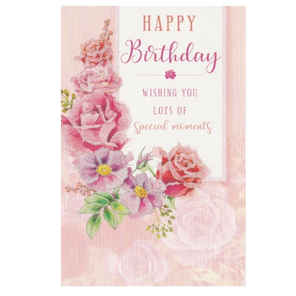 Birthday Card Special Moments Roses