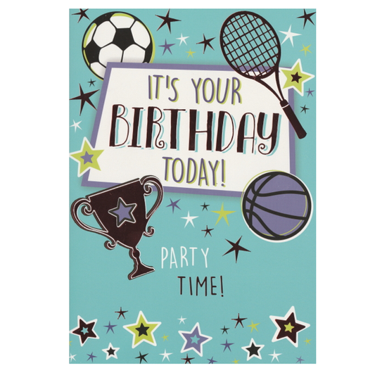 Birthday Card Sports