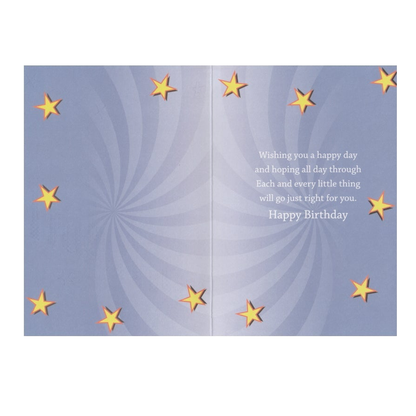 Birthday Card Stars