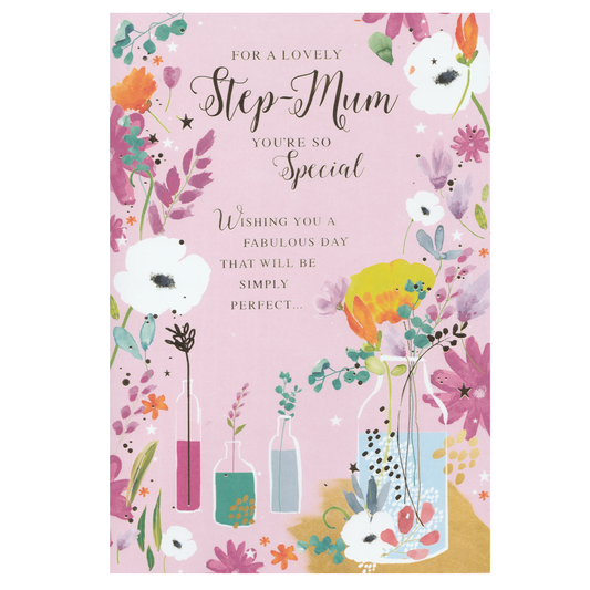 Birthday Card Step-Mum