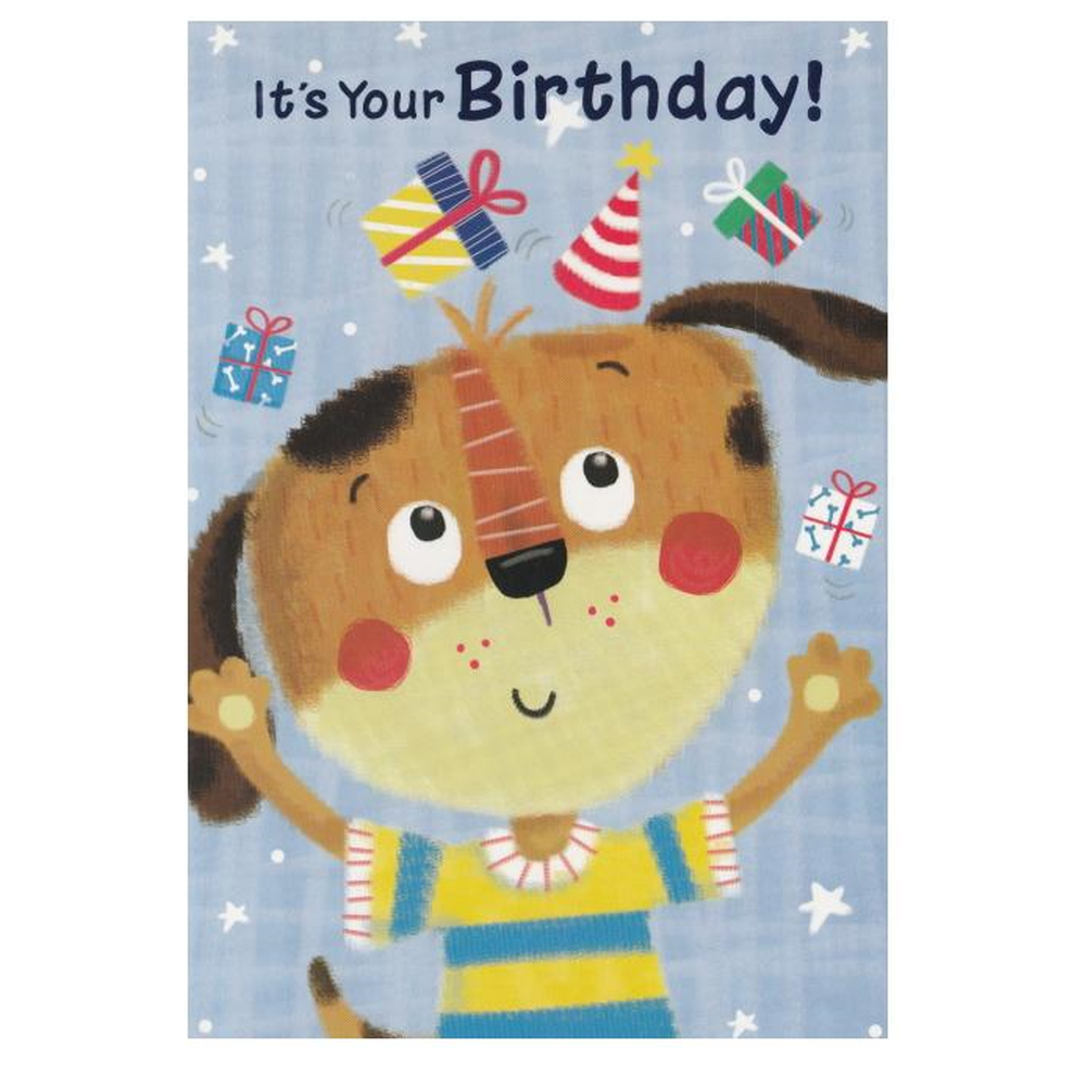 Birthday Card Striped Jumper