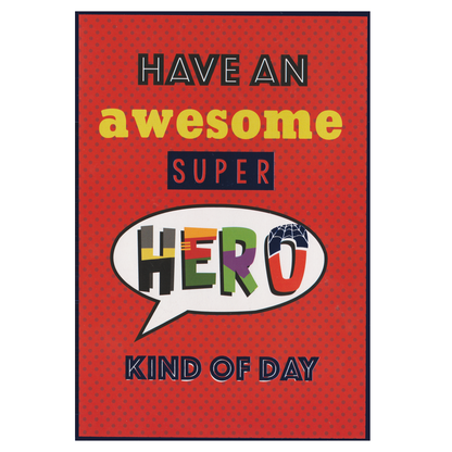 Birthday Card SUPER HERO