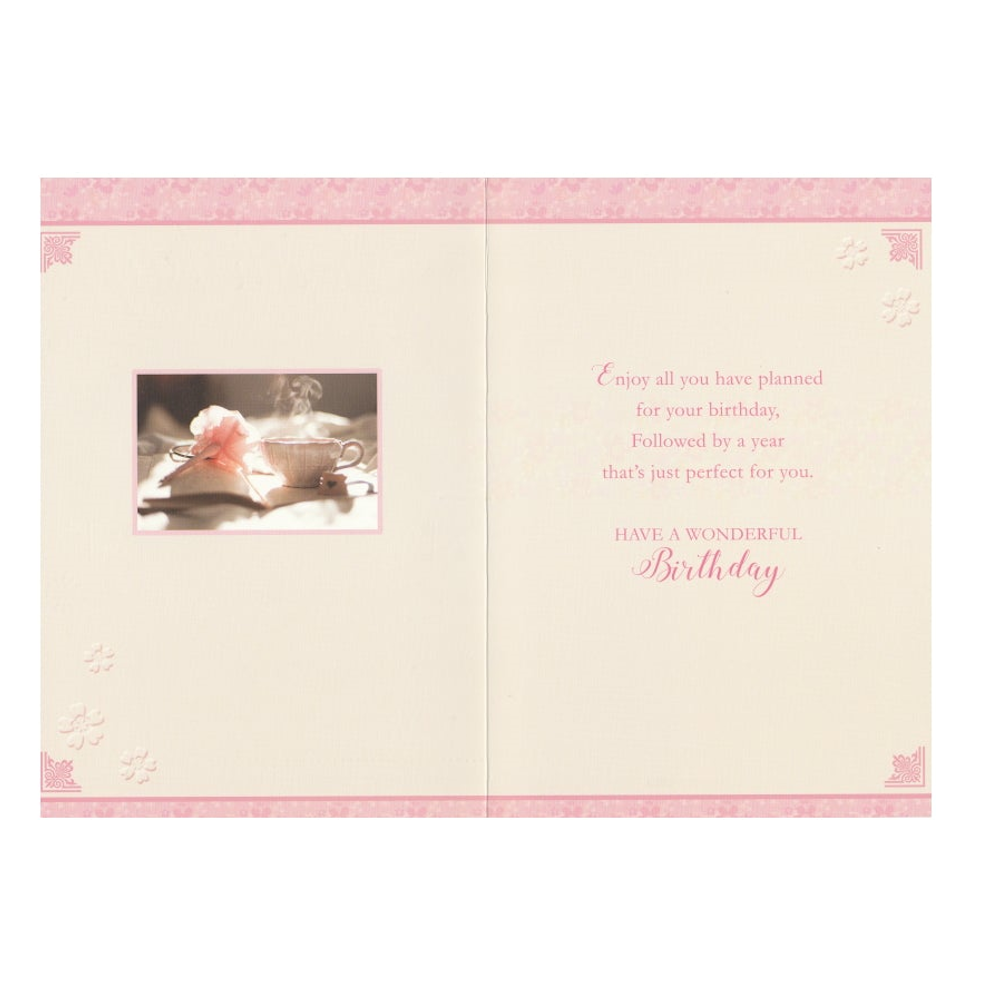 Birthday Card Tea Rose