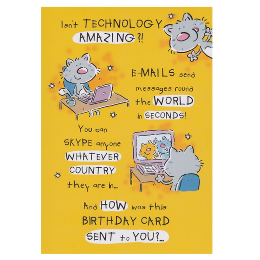 Birthday Card TECHNOLOGY