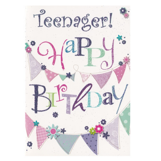 Birthday Card Teenager Happy