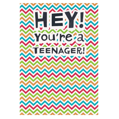 Birthday Card Teenager HEY!