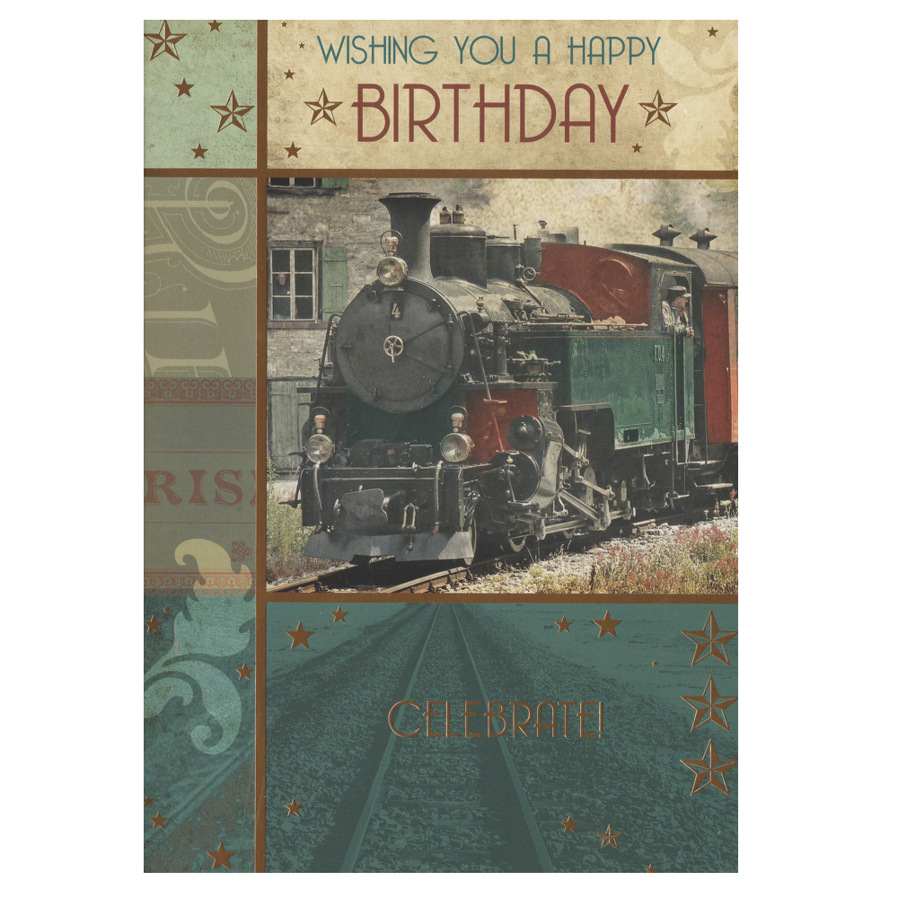 Birthday Card Train