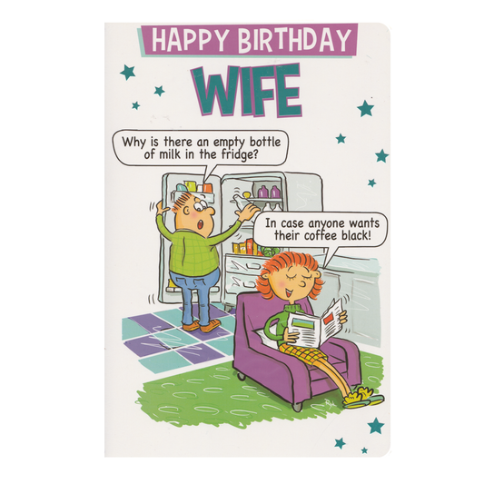 Birthday Card Wife Fridge