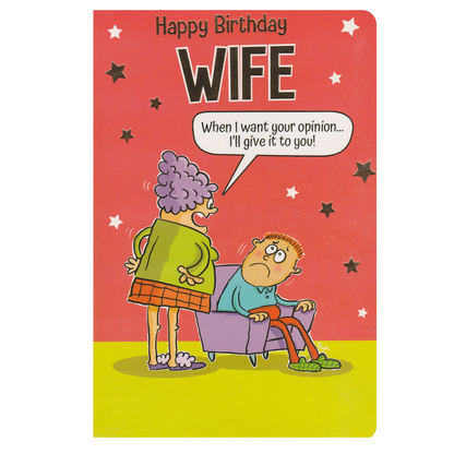 Birthday Card Wife Opinion