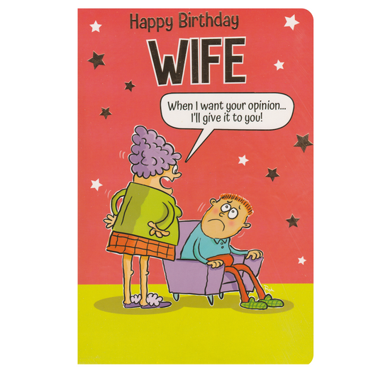 Birthday Card Wife Opinion