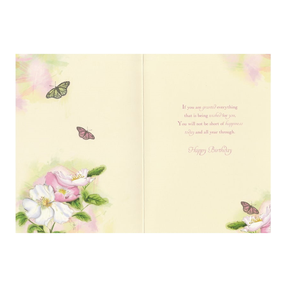 Birthday Card Wild Rose