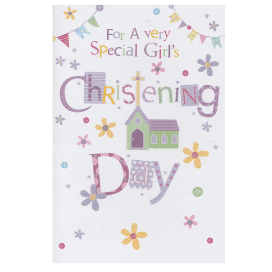 Christening Card Christening Day Girl