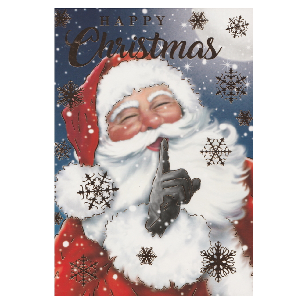 Christmas Card Black Glove