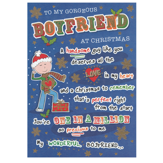 Christmas Card Boyfriend One In A Million