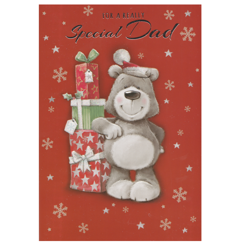 Christmas Card Dad Gifts & Bear