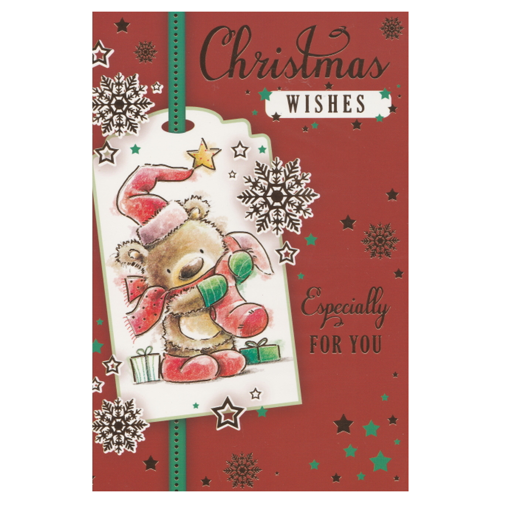 Christmas Card Gift Tag