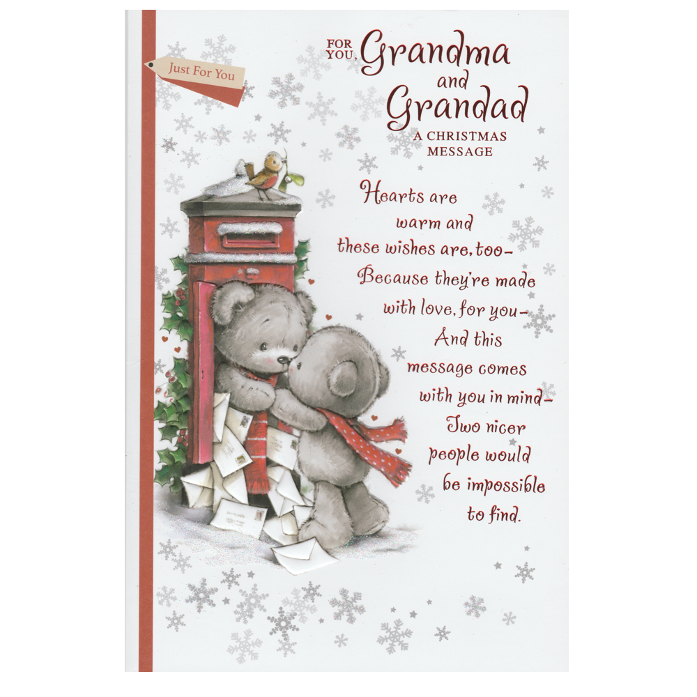 Christmas Card Grandma & Grandad