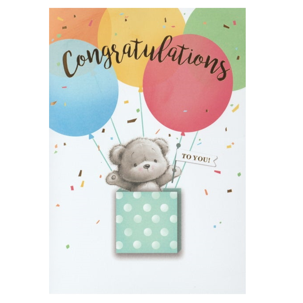 Congratulations Card Bear