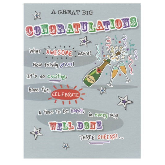 Congratulations Card Celebrate