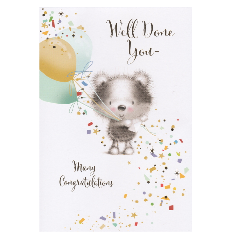 Congratulations Card Well Done You