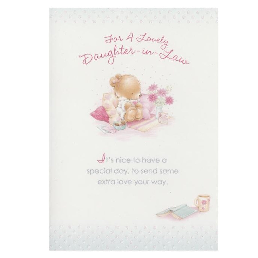 Daughter-In-Law Birthday Card - For A Lovely