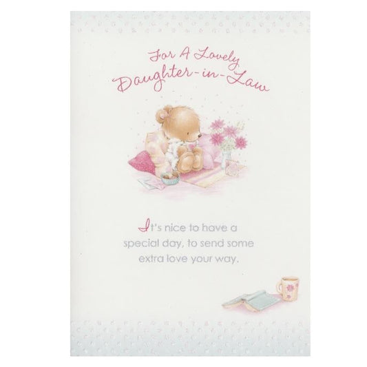 Daughter-In-Law Birthday Card - For A Lovely
