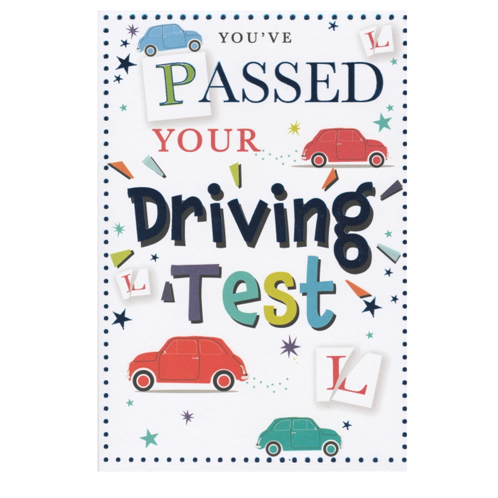Test Card Sign Driving Test Card – Racheal's Card Shop