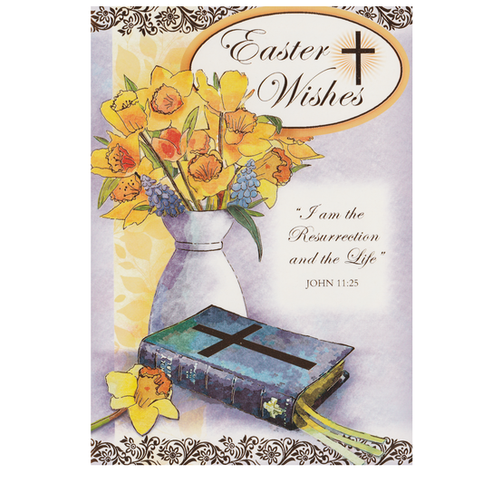 Easter Card Blue Bible