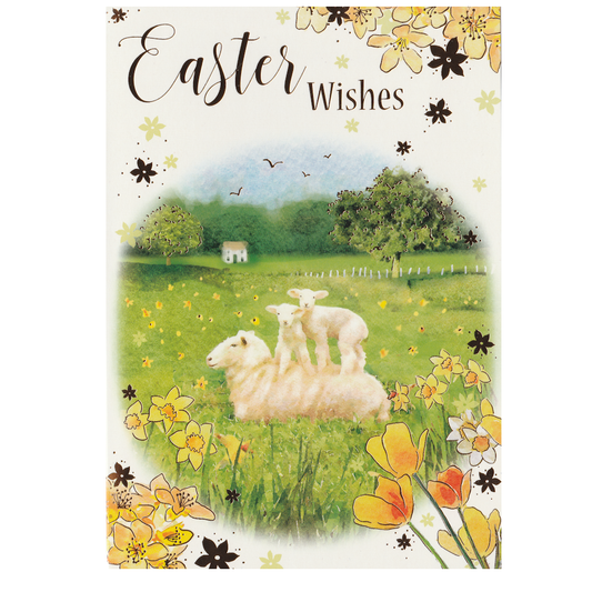 Easter Card Ewe & Lambs