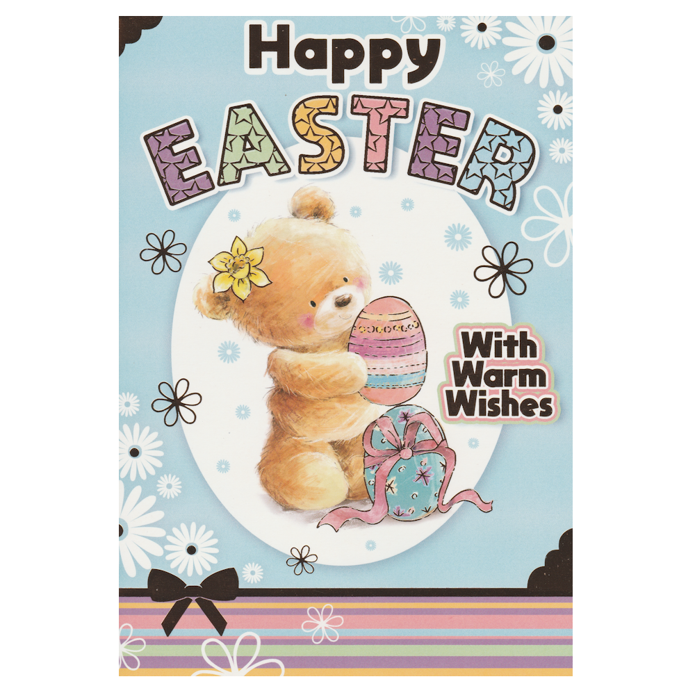 Easter Card With Warm Wishes