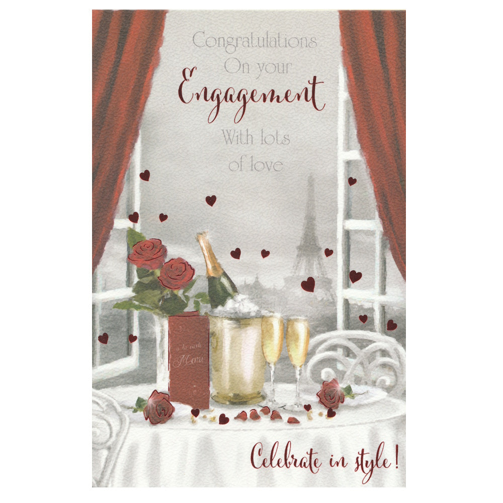 Engagement Card - Paris