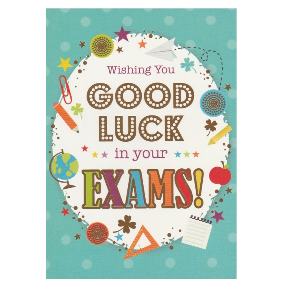 Examcard Exam Card - Wishing You Good Luck – Racheal's Card Shop