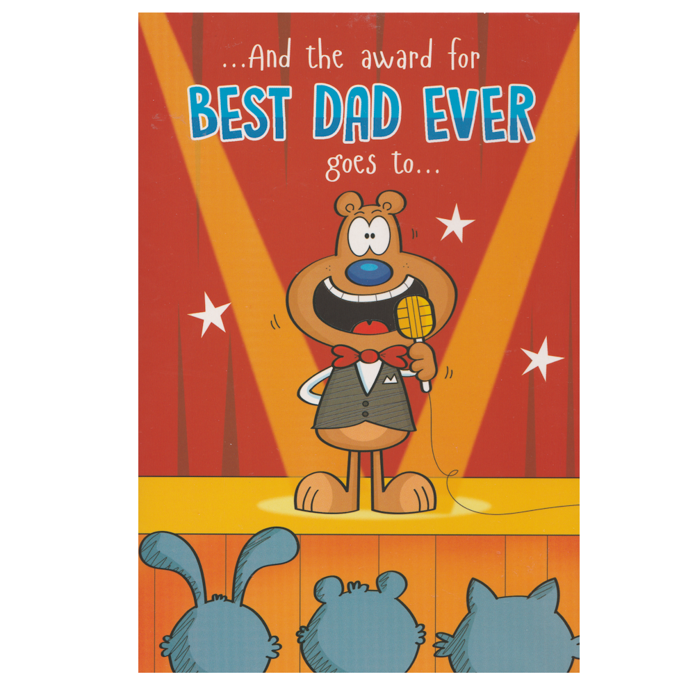 Fathers Day Card Dad Best Ever