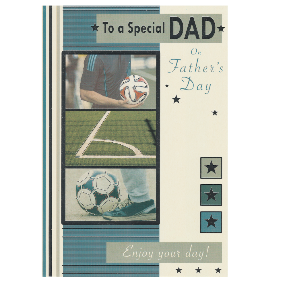 Father's Day Card Dad Football