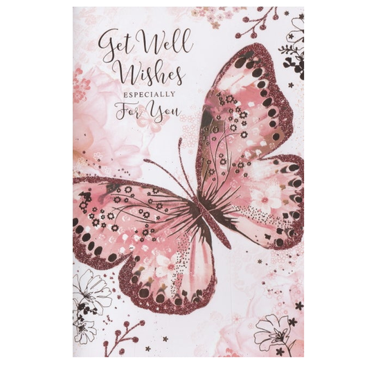 Get Well Card Butterfly