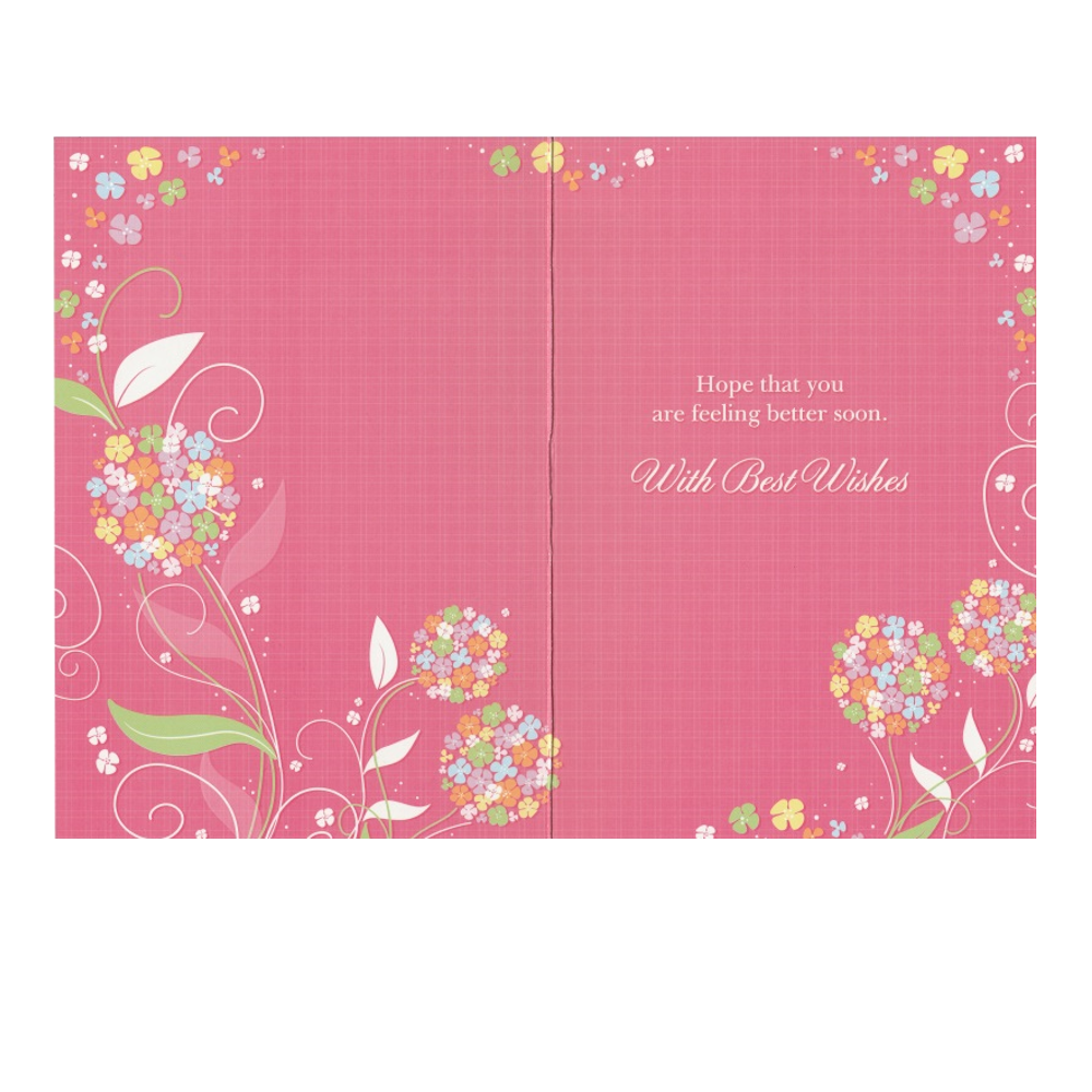 Get Well Card Pink