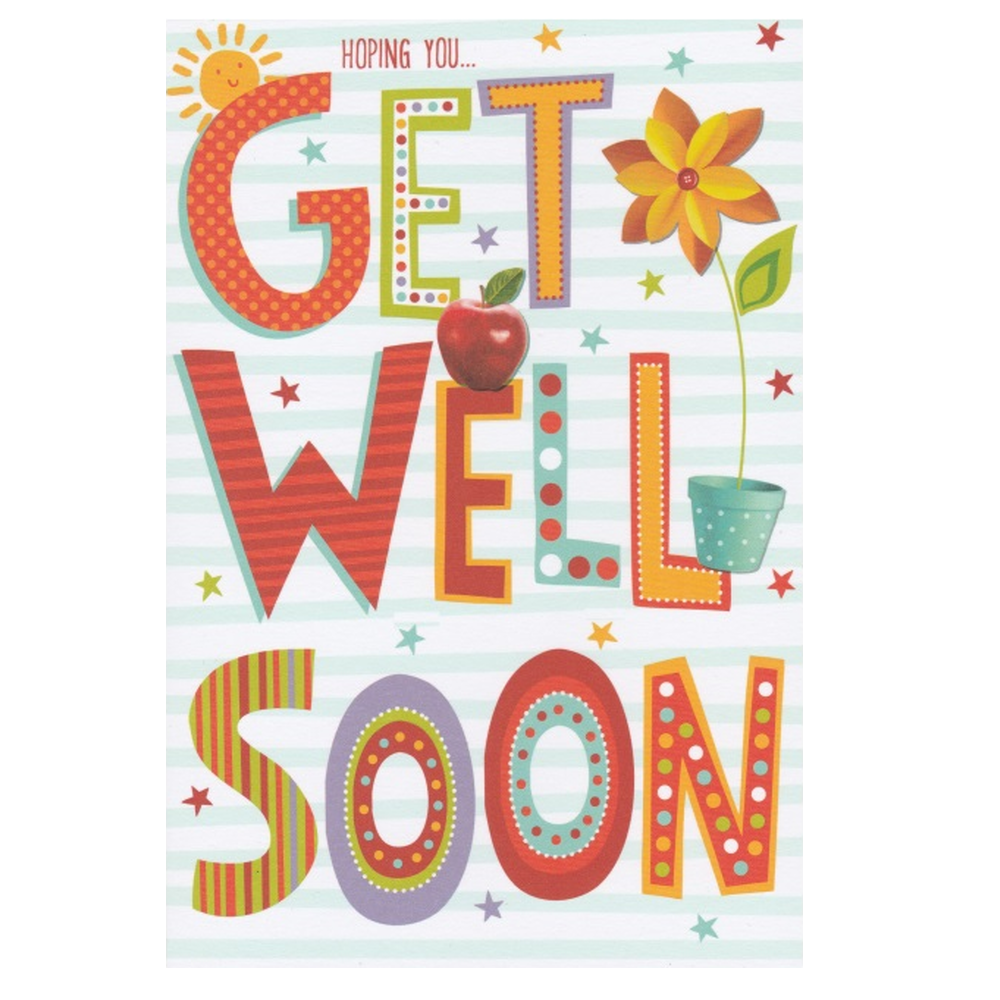 Get Well Card Words – Racheal's Card Shop