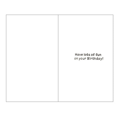This godson birthday card has illustrations of a giraffe, monkey, lion, tiger and a hippo surrounded by jungle foliage, with the text 'For You, Godson With Love'.