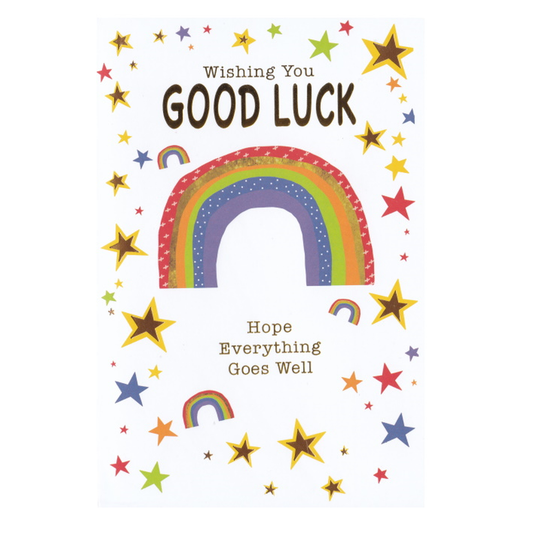 Good Luck Card Rainbow