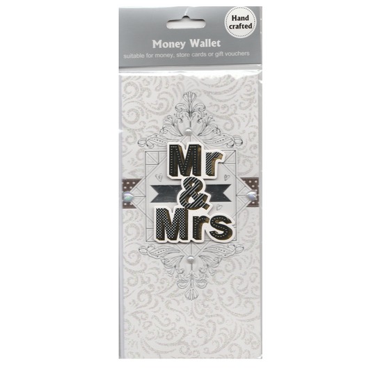 Handcrafted Money Wallet Mr & Mrs