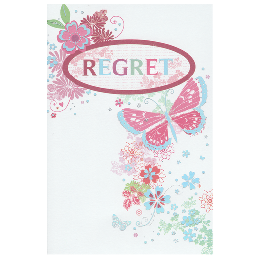 Invitation Card Regret